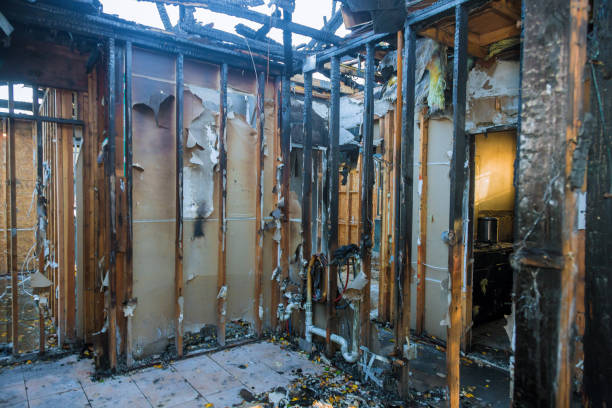 Professional Fire Damage Repair technician working in Upper Darby, PA